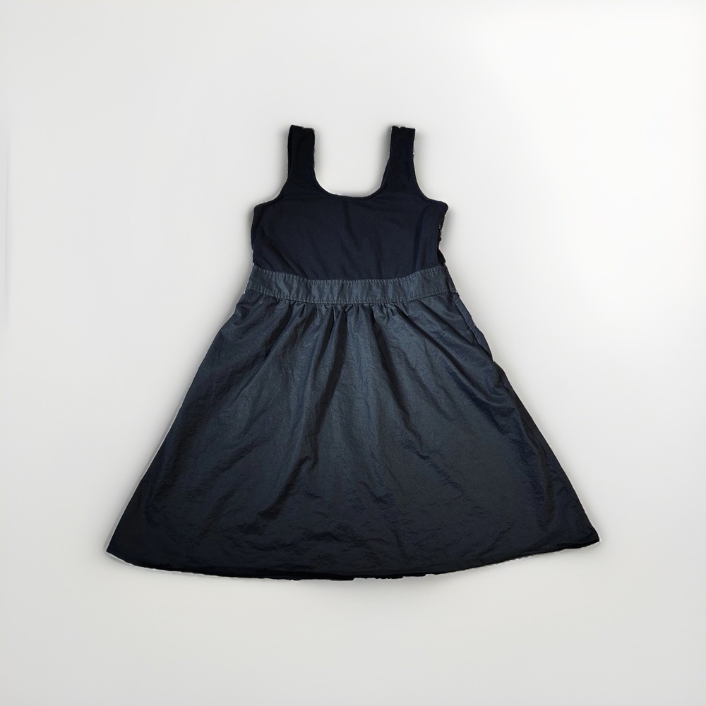 Theory Casual Tank Dress Sz8 Black Cotton Pockets LBD Chic Minimalist Capsule